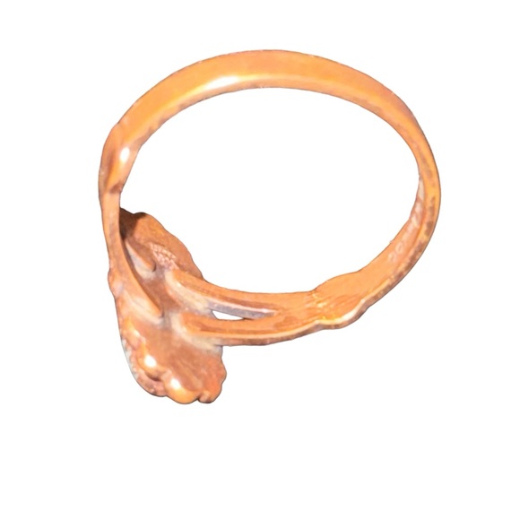 Vintage Bell Trading post copper & turquoise southwestern ring - Picture 5 of 5